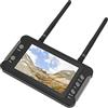 Astibym Per Monitor Ricevitore FPV, 4.3 Pollici 5803D 5.8GHz 40CH DVR Funzione 30 Fotogrammi Schermo di Visualizzazione Drone RC Rapporto di Visualizzazione 16:9 per Monitor FPV con Ricerca Automatica per Qua
