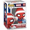 Funko POP! Marvel - Spider-Man In Hat - Marvel Comics - Exclusivité Amazon - Figurine en Vinyle à Collectionner - Idée de Cadeau - Produits Officiels - Jouets pour les Enfants et Adultes