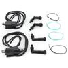 Aramox Set bobine di accensione Aramox, bobina di accensione in lega di alluminio + set cappuccio candela OE: 30510-333-013 Adatto per CB350F CB400F CB500 CB550