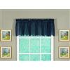 Today's Curtain Emelia - Mantovana in voile originale, 35,6 cm, blu navy, 152,4 cm di larghezza x 35,6 cm di lunghezza