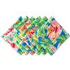 DII Tovaglia 100% Poliestere, Resistente agli Urti, Lavabile in Lavatrice, con Cerniera, per tavoli Esterni con Ombrello, Rotondo, 132,1 cm, a Foglia di Banana, 4 posti, Summer Floral, Napkin
