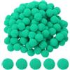 PATIKIL 0.6 Pon Pon Colorati, 500pz Mini Pompon Colorati Decorativi Pompon Piccoli Alta Elasticità Palline Colorate per Cappello Arte Natalizia Fai-Da-Te, Ciano