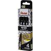 Pentel Extra Fine Pennarello Permanente 4pc Portafoglio Nero