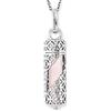 Engelsrufer - Catena per Collana Argento Sterling Altra Forma Quarzo Rosa Donna, Argento, Länge: 50 cm - ERN-Heal-RQ-M
