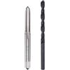 QUARKZMAN Set di Punte e Maschiatura, Maschio Filettatore Unc 12-24 e Punte per Trapano a Spirale in Ossido Nero da 11/64, Kit di Attrezzi per Riparazione Filettature