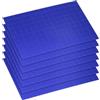 QUARKZMAN 1050pz Specchi Autoadesivi Mosaico Piastrelle, 10 x 10mm Mini Piastrelle Quadrate in Acrilico per Palla Discoteca Adesivi Creare Decorazioni Artigianali Palla Discoteca, Blu