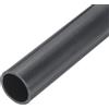 QUARKZMAN Tubo Rigido in PVC 1 Pollice Tubo Rotondo Ferramenta Grigio Scuro | 22.2mm ID 26mm OD, Lunghezza 9, Ad Alta Resistenza, per Artigianato Guaina per Cavi