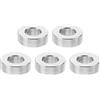 PATIKIL Distanziali in Acciaio Inossidabile M6, 5pz Distanziali Metallici 6,2mm ID x 12mm OD x 5mm L Distanziali a Vite Standoff Rotondi per Viti 1/4 o M6