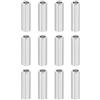 PATIKIL M3 Distanziali in Alluminio, 10pz Distanziali Metallici in Alluminio 3,1mm ID x 6mm OD x 20mm L Distanziatori per Rondelle a Vite Separata Rotondi Distanziali per Viti M3