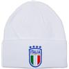FIGC Cappello Skipper Bianco con Ricamo,Prodotto Ufficiale FIGC Nazionale Italiana di Calcio, 253045 Bianco