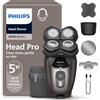 Philips Head Shaver Pro Serie 9000 - Rasoio per uomo e donna, testina flessibile a 360° e lame ComfortCut per una rasatura pulita e delicata sulla pelle, modello HS9980/15