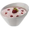 APS Balance coppetta in melamina bianca obliqua cm 14,5x9 con piedini antiscivolo (minimo 10 pezzi)