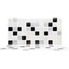 WALPLUS WT3D3020, Classico Nero e bianco-wt3d3020, Taglia Unica