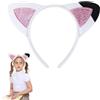 EUYKQNOI orecchie gatto,cerchietto orecchie gatto,Cerchietto per orecch di gat Cosplay carnevale accessorio per capelli decorazione di carnevale Halloween regalo festa festa per giochi di ruolo