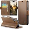 Rerzoiro Cover per iPhone 16 Plus 6,7 Custodia Portafoglio [Blocco RFID] Premium Pelle PU Wallet Case Flip Libro con Porta Carte Slot Supporto Flip Case per iPhone 16 Plus, Marrone