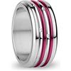 BERING Arctic Symphony Collection Yukon 9 - Anello da donna in acciaio inox, finitura lucida, color argento