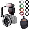 YONGNUO NAMVO Yongnuo YN14EX II Macro Kit Flash Light con anelli adattatori Filtri di temperatura a colori Supporto per slitta a caldo Supporto M/TTL Flash + Diffusore NAMVO