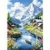 NEWENMO 5D Scenario Alpino Diamond Painting Adulti Pittura Diamante Kits
