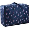 YIPUETERNITY Borse Portaoggetti Grande, 100L Borsa Vestiti Scatole Organizzatore Contenitori con Zip, Tessuto Oxford Resistente Borsa di Stoccaggio Sotto Letto per Trapunte e Coperte, Blu