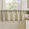TOPICK Tenda Cucina Tende Corte Piccole Brise Vento, Taupe 125x40 cm 1 Pannello con Passante per Traversa Per Finestra, Armadio, Mobile Basso, Camera e Copertura Sotto Lavandino