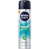 Nivea Deodorante spray da uomo, 150 ml, Fresh Kick (confezione da 6)