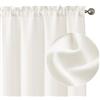 Chyhomenyc Tende per camera da letto, lunghezza 160 cm, 2 pannelli, in finto lino, testurizzate, filtranti la luce, morbide, ariose e giallastre, tende per soggiorno, ognuna da 40 x 63 L, ognuna da 40
