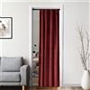 XTMYI Burgundy Red Valentines Door Doorway Velvet Luxury Curtains for Living Room,Romantic Vintage Portiere Fake Temporary Tapestry Drapery Blocker Draft Curtain Divider for Backdrop Cover Movie Theatre,80L