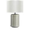 Pauleen 48020 Tavolo Go for Glow Max. 20W E27 Lampada da Comodino Verde Beige 230V Ceramica/Tessuto Senza Lampadina