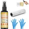 Gubuyi 100ml Sbiancante per Plastica Ingiallita, Detergente per Superfici in Plastica, Detergente per plastica, Adatto per Telai in plasticA Ingialliti di Condizionatori, Frigoriferi, Forni a Microonde