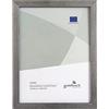 goldbuch Cornice per Foto Skandi 15 x 20 cm, Cornice Singola in Vero Legno, Cornice in Legno da appoggiare, Cornice in Legno con Supporto da Parete, Cornice per Foto, Colore: Argento