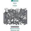 Babadada italiano - Fulfulde, dizionario illustrato, BW: BABADADA Italian - Fula, visual dictionary, BW