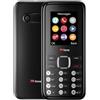 TTfone TT150 Telefono Cellulare Semplice Sbloccato con Bluetooth, Batteria a Lunga Durata, Doppia SIM con Fotocamera e Gioco, Facile da Usare, Resistente e Leggero (Black)