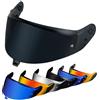 PSLER Visiera Casco per SKWAL i3 RIDILL 2 D-SKWAL 3 - PSLER Visiera Colorata Accessori per Casco da Moto Ricambio(Nero Scuro)