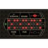 MTJ® Tappeto da casinò - Roulette Francaise 130 x 80 cm - Jersey neoprene - Made in France (VIP)