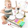 Skirfy Wooden Musical Instrument Set for Toddlers Montessori Toy for Boys Girls, Birthday Gift & Early Learning Toy