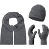 Rock Creek Set guanti invernali M78, Grigio scuro - U-104, Taglia unica