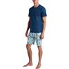 CALIDA Relax Magic Set di Pigiama, Pottery Blue, 46-48 Uomo