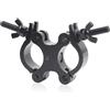 jindaaudio Morsetti Luci Scena per Traliccio Stage Lighting Morsetto Aliscaf Doppio Largo 40mm-52mm Morsetti per Accoppiatori Girevoli per Truss, Carico 250kg Doppia Fibbia Clamp Ganci per Luci da Palco