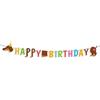 Fukaisu Striscione di Buon Compleanno a Forma di Bassotto, Decorazioni Pre-Infilate per Feste Compleanno per Cani Gli Amanti dei Bassotti Articoli Feste a Tema Cucciolo (Colorati)