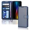 TECHGEAR Custodia in Pelle Galaxy S21, Cover Libro Protettiva con Slot per Schede, Supporto e Cinturino da Polso - Pelle Sintetica per Samsung Galaxy S21 5G Cover Portafoglio (Blu)