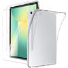 MEMELOKA Custodia per Samsung Galaxy Tab S10 Lite/Tab S10 FE 10.9 Pollici + Vetro Temperato, Cover Protezione in TPU Morbido Ultra-Sottile con Airbag in Silicone Rinforzato