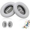 Ruikdly Cuscinetti Auricolari di Ricambio Imbottiture per Bose QuietComfort Quiet Comfort 35 II QC35 QC2 QC15/ QC25 Sound True/ AE2/ AE2i/ AE2 wireless AE2-W Con pelle e proteina memory foam (Grigio)