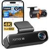 70mai Dash Cam Auto 4K M800 Anteriore e Posteriore, STARVIS 2 IMX678 Super Visione Notturna e Apertura F1.7, Doppio HDR, Supporto 4G LTE e Wi-Fi 5GHz, eMMC da 128 GB Integrata, GPS, Controllo Vocale