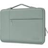 MOSISO 15 pollici Custodia Laptop, 15 pollici Borsa PC con Maniglia Compatibile con MacBook Air M5 A3448 M4 A3241 M3 A3114 M2 A2941, Dell XPS, Borsa Multifunzione Poliestere Computer, Verde Antico