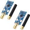 AYWHP CC1101 radio Modulo AYWHP 2PCS 433MHz modulo wireless CC1101 con connettore antenna SMA 1.9-3.6V DC compatibile con Arduino
