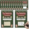 KAÏDENSÏ Gratta e Vinci Personalizzato Natale - La Lotteria Natalizia - 12 Gratta e Scopri Idea Regalo Natale Originale Bambini - Gadget Idee Regali Divertenti Originali - Bigliettini di Auguri Grattabili