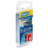 Rapid Confezione da 1080 Graffe N.53/14 per Tessuto e Decorazioni in Acciaio Zincato, Struttura a Filo Fine, Lunghezza Gamba 14 mm