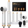 UKYITU pennello asciutto Phone 5 in 1 Hair Styler, Asciugacapelli 5 in 1 Multifunzione Phon Capelli, Spazzola Asciugacapelli Per Dare Volume Ai Capelli, Lisciare, Arricciare, Ioni Air Curler Brush