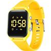 Timever orologio digitale bambina bambini con contapassi,sveglia,cronometro,luce,data-orologio per ragazzi e ragazze senza app e telefono con cinturino in silicone