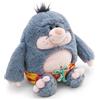NICI Berti Bermuda Morbida talpa di peluche con costume da bagno, per coccole e giochi, per bambini e adulti, fantastica idea regalo, 20 cm, grigio - 62894